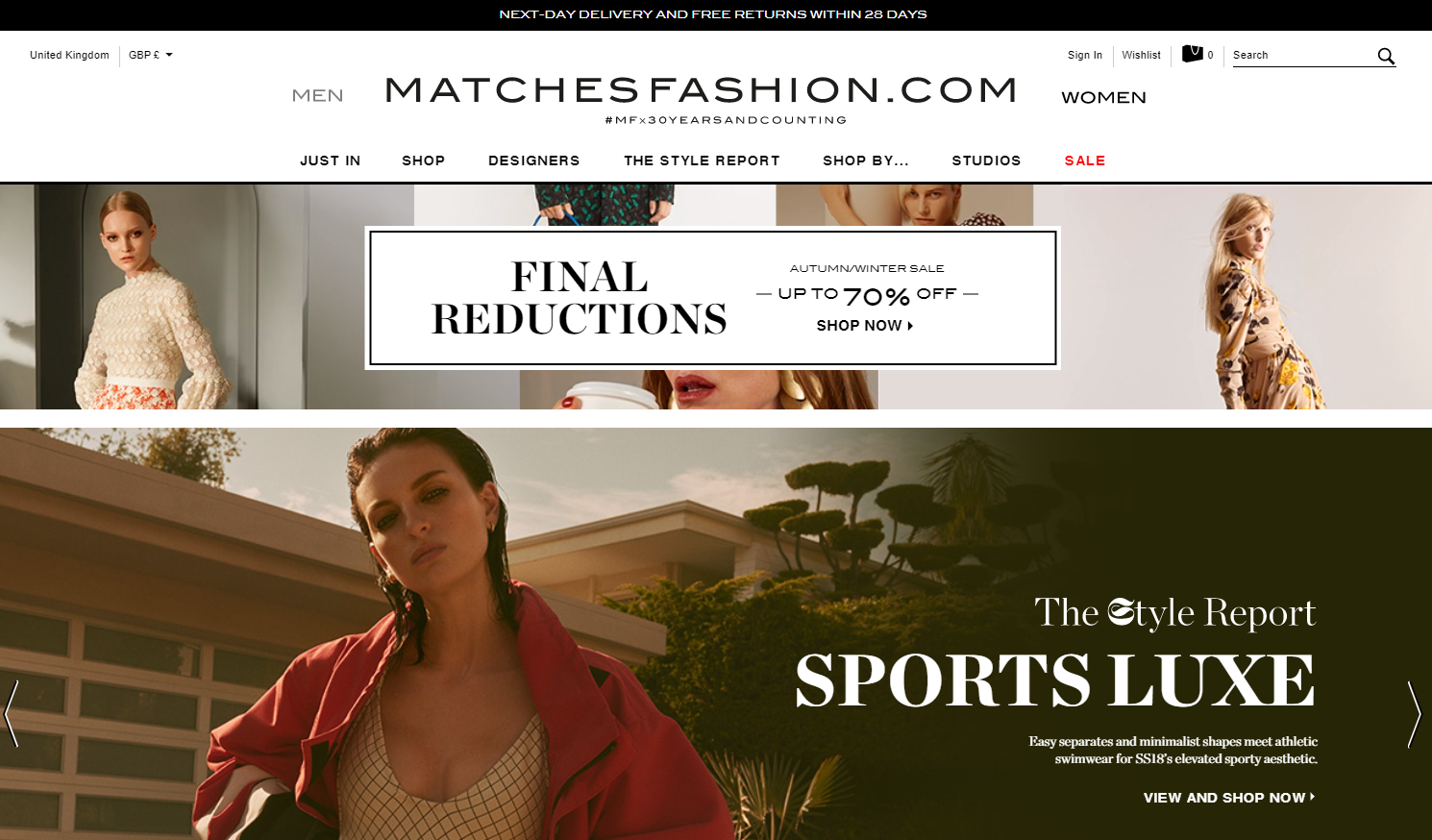 Matchesfashion.com FREE shipping all over the world over $250